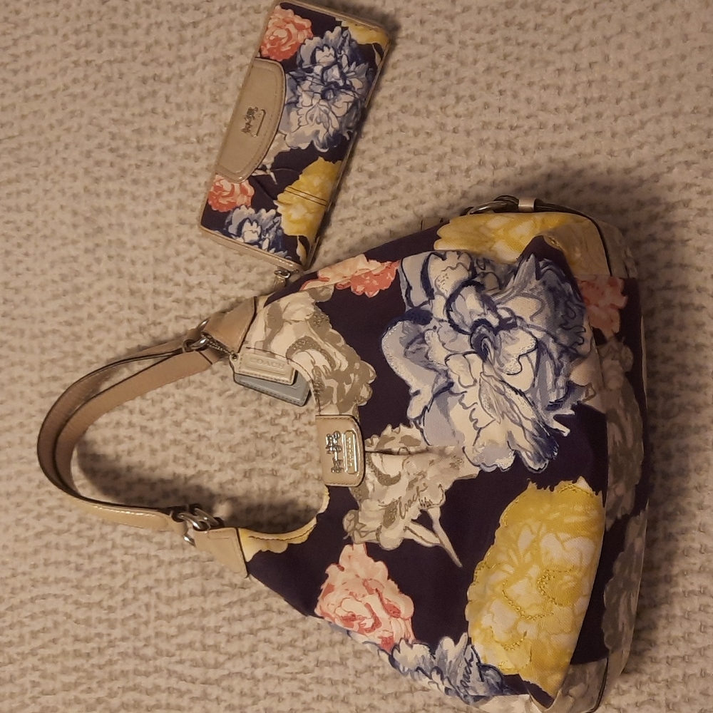 Coach bag and wallet